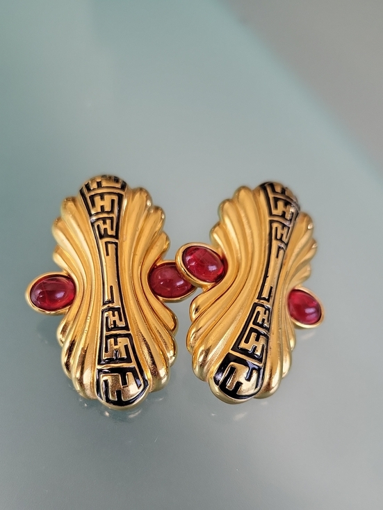 Fendi Jewelry - Fendi Earrings Vintage Fendi Earrings Gripois Earrings